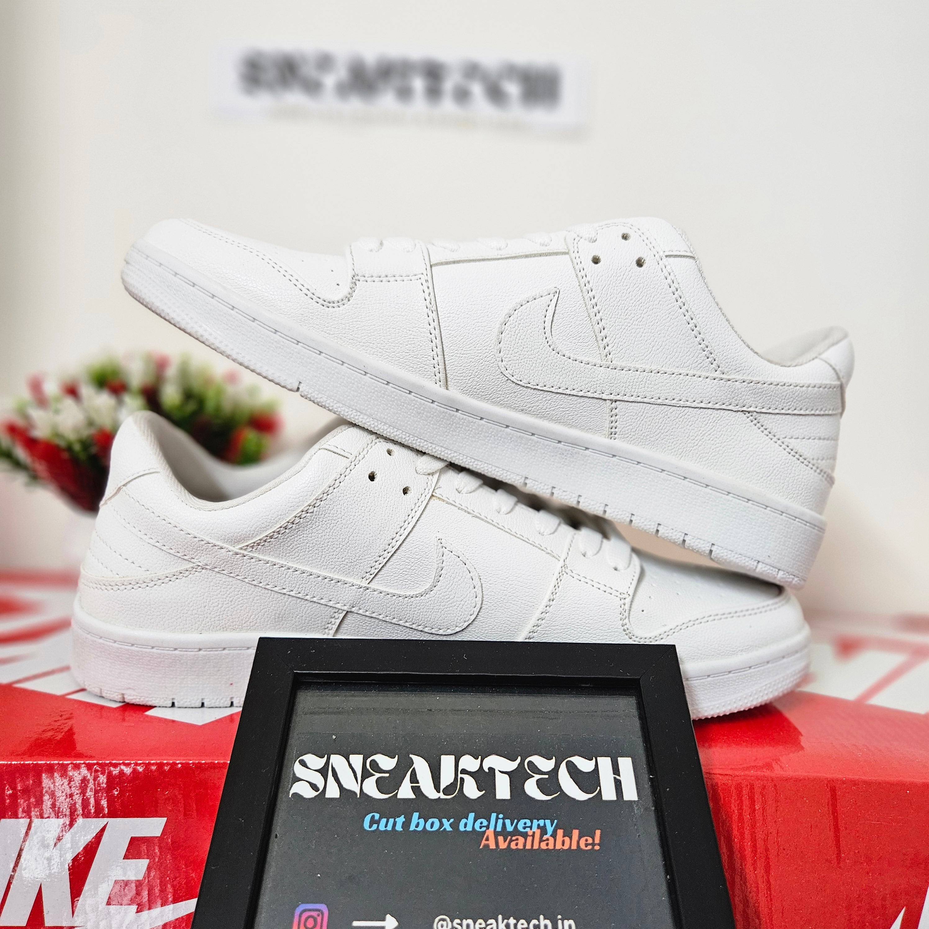 Low dunk Triple White